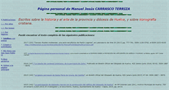 Desktop Screenshot of carrasco-terriza.com